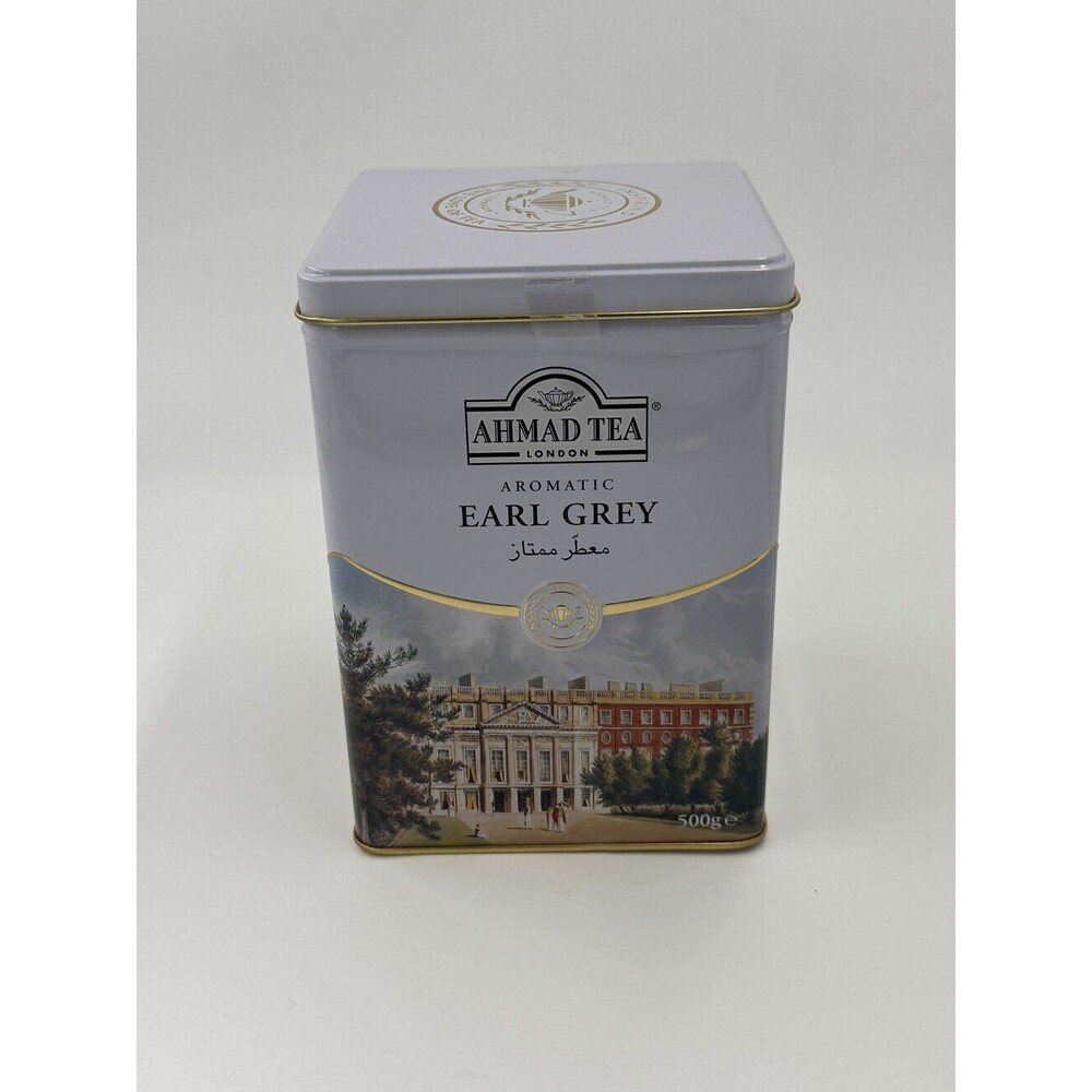 Ahmad Tea London Aromatic Earl Grey Loose Tea 500g Tin – Premium Black Tea